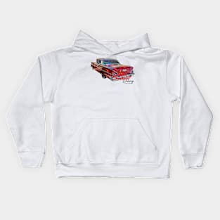 1958 Chevrolet Delray 4 Door Sedan Kids Hoodie